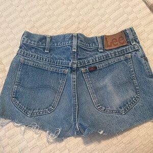 Lee Vintage Blue Denim Shorts